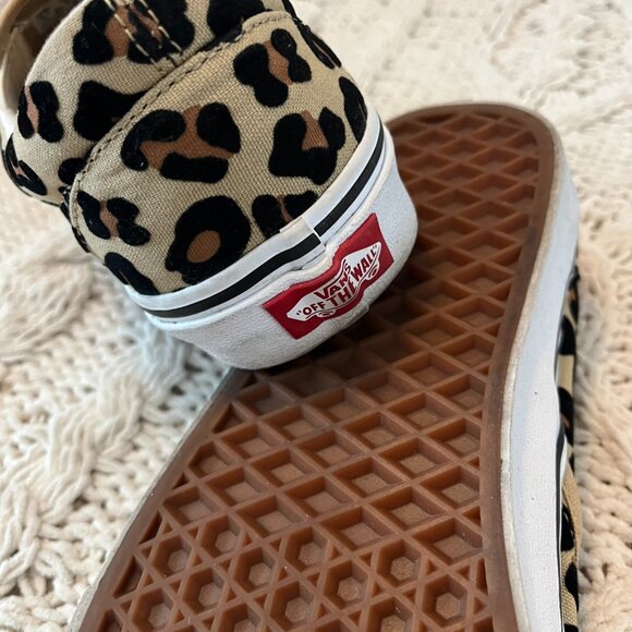 Slip On Leopard Print Vans - Picture 4 of 6